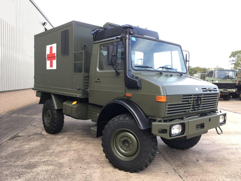 Ex Military - 50210 – Mercedes Benz Unimog U1300L 4×4 Medical Ambulance
