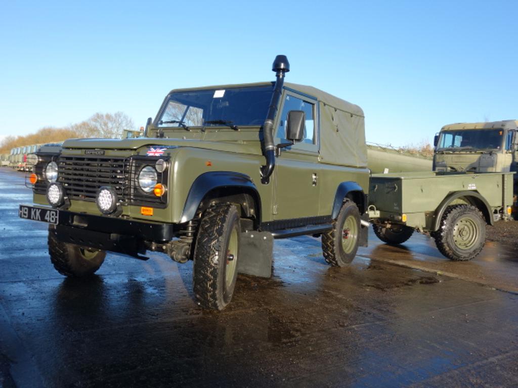 Ex Military - Land Rover Defender 90 Wolf (Remus) with Penman Trailer (Latest-Stock)