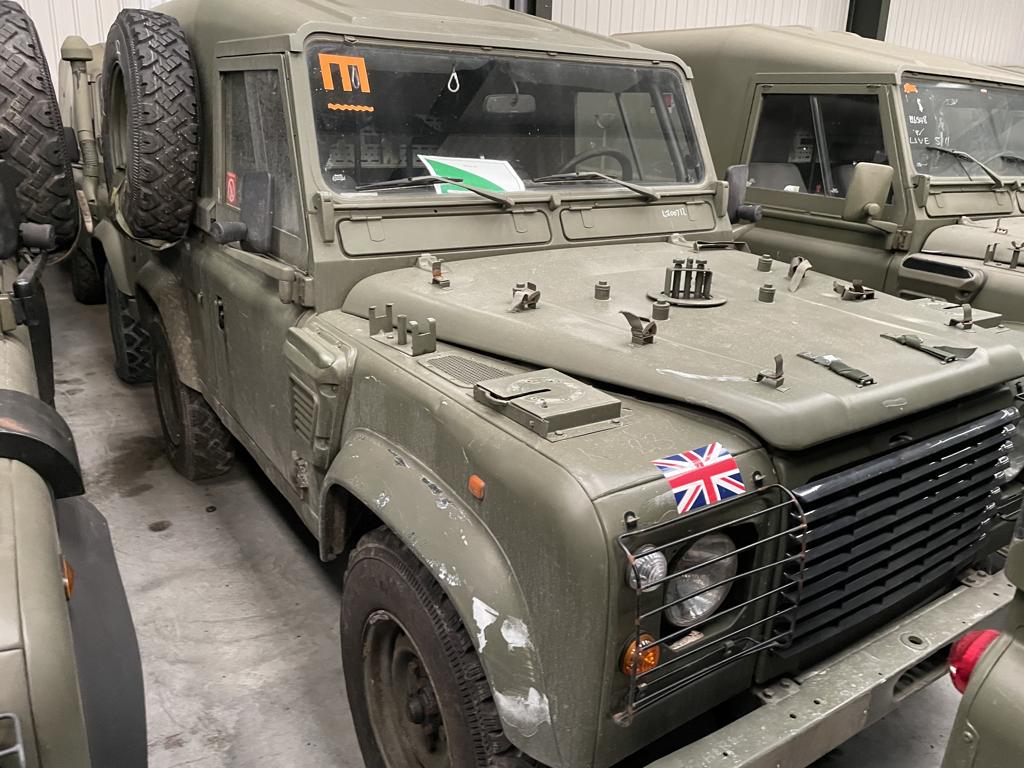 Ex Military - 10712 – Land Rover Defender 90 Wolf LHD Hard Top (Remus) USA Compliant