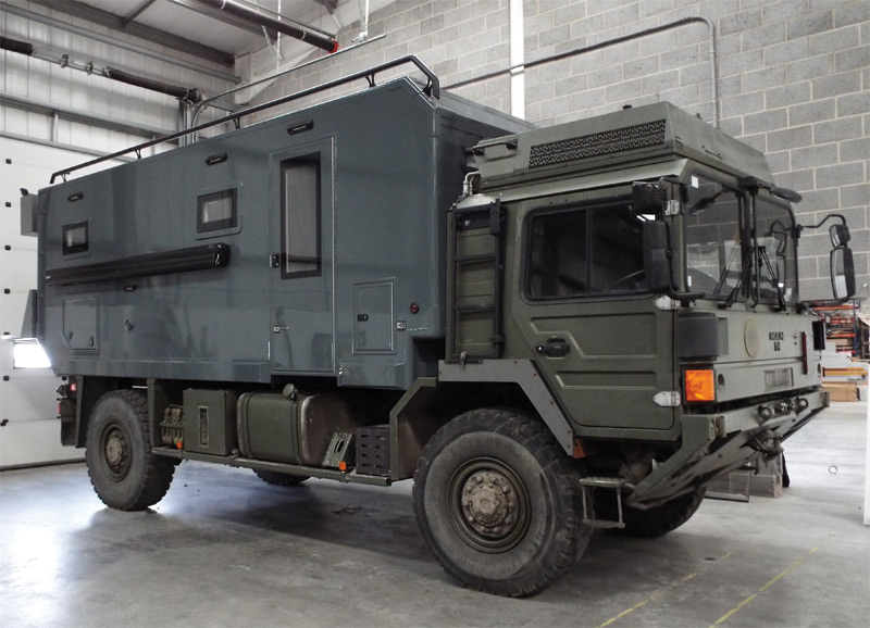 MAN HX60 4x4 Cargo Truck converted to an overland expedition truck - Export Licence Required if leaving the UK