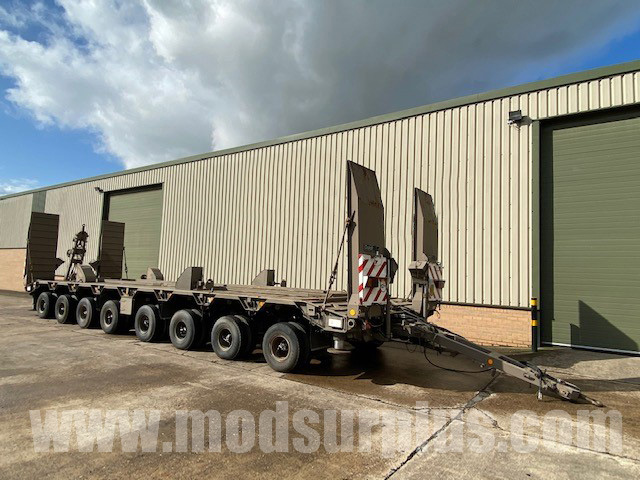 Goldhofer 8 Axle Low Loader Drawbar Trailer