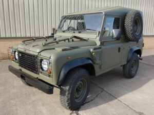 Land Rover 90 Wolf after being prepared
