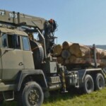 Ex Army Steyr 1491.310 6×6 Timber Loglift Cargo / Crane Truck Ex Army Steyr 1491.310 6×6 Timber Loglift Cargo / Crane Truck