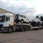 Previous Shipments of Ex Army MoD Surplus Vehicles and Equipment