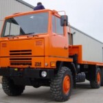 Ex Army Bedford TM 6x6 Flat Bed Cargo Truck with Atlas Crane Ex Army Bedford TM 6x6 Flat Bed Cargo Truck with Atlas Crane