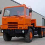 Ex Army Bedford TM 6x6 Flat Bed Cargo Truck with Atlas Crane Ex Army Bedford TM 6x6 Flat Bed Cargo Truck with Atlas Crane