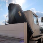 Ex Army Bedford TM 6x6 Flat Bed Cargo Truck with Atlas Crane Ex Army Bedford TM 6x6 Flat Bed Cargo Truck with Atlas Crane