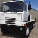 Ex Army Bedford TM 6x6 Flat Bed Cargo Truck with Atlas Crane Ex Army Bedford TM 6x6 Flat Bed Cargo Truck with Atlas Crane