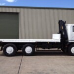 Ex Army Bedford TM 6x6 Flat Bed Cargo Truck with Atlas Crane Ex Army Bedford TM 6x6 Flat Bed Cargo Truck with Atlas Crane