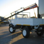 Mercedes Unimog U1300L 4x4 crane truck Mercedes Unimog U1300L 4x4 crane truck