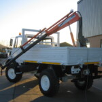 Mercedes Unimog U1300L 4x4 crane truck Mercedes Unimog U1300L 4x4 crane truck
