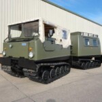 Ex Army Hagglunds BV206 Soft Top All Terrain Vehicle (ATV) Fitted with a Rear Personnel Carrier Body Ex Army Hagglunds BV206 Soft Top All Terrain Vehicle (ATV) Fitted with a Rear Personnel Carrier Body