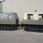 Ex Army Hagglunds BV206 Soft Top All Terrain Vehicle (ATV) Fitted with a Rear Personnel Carrier Body Ex Army Hagglunds BV206 Soft Top All Terrain Vehicle (ATV) Fitted with a Rear Personnel Carrier Body