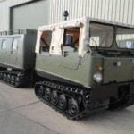 Ex Army Hagglunds BV206 Soft Top All Terrain Vehicle (ATV) Fitted with a Rear Personnel Carrier Body Ex Army Hagglunds BV206 Soft Top All Terrain Vehicle (ATV) Fitted with a Rear Personnel Carrier Body