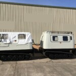 Ex Army Hagglunds BV206 Soft Top All Terrain Vehicle (ATV) Fitted with a Rear Personnel Carrier Body Ex Army Hagglunds BV206 Soft Top All Terrain Vehicle (ATV) Fitted with a Rear Personnel Carrier Body