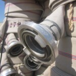 Ex Army 4 inch Canvas Lay Flat Hose with Stortz Couplings Ex Army 4 inch Canvas Lay Flat Hose with Stortz Couplings