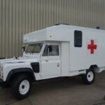 Ex MOD Land Rover Defender 130 Pulse Battle Field Ambulance Ex MOD Land Rover Defender 130 Pulse Battle Field Ambulance