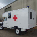 Ex MOD Land Rover Defender 130 Pulse Battle Field Ambulance Ex MOD Land Rover Defender 130 Pulse Battle Field Ambulance