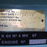 Ex Army Rolls Royce K60 Engine - Reconditioned Ex Army Rolls Royce K60 Engine - Reconditioned
