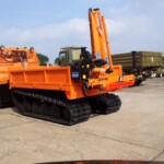 Ex Army Hagglunds BV206 All Terrain Vehicle (ATV) fitted with cargo bed and hydraulic crane Ex Army Hagglunds BV206 All Terrain Vehicle (ATV) fitted with cargo bed and hydraulic crane
