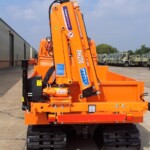 Ex Army Hagglunds BV206 All Terrain Vehicle (ATV) fitted with cargo bed and hydraulic crane Ex Army Hagglunds BV206 All Terrain Vehicle (ATV) fitted with cargo bed and hydraulic crane