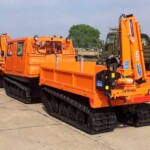 Ex Army Hagglunds BV206 All Terrain Vehicle (ATV) fitted with cargo bed and hydraulic crane Ex Army Hagglunds BV206 All Terrain Vehicle (ATV) fitted with cargo bed and hydraulic crane