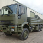 Ex Army Iveco Eurotrakker 6x6 Cargo With Rear Mounted Crane Ex Army Iveco Eurotrakker 6x6 Cargo With Rear Mounted Crane