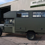 Ex Army Land Rover Defender 130 Wolf Gun Bus (shoot vehicle) Ex Army Land Rover Defender 130 Wolf Gun Bus (shoot vehicle)