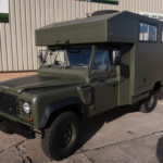 Ex Army Land Rover Defender 130 Wolf Gun Bus (shoot vehicle) Ex Army Land Rover Defender 130 Wolf Gun Bus (shoot vehicle)