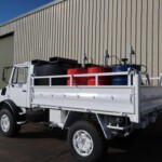 Ex Army Mercedes Unimog U1300L RHD Service Truck with Winch Ex Army Mercedes Unimog U1300L RHD Service Truck with Winch