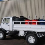 Ex Army Mercedes Unimog U1300L RHD Service Truck with Winch Ex Army Mercedes Unimog U1300L RHD Service Truck with Winch