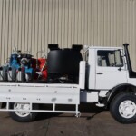 Ex Army Mercedes Unimog U1300L RHD Service Truck with Winch Ex Army Mercedes Unimog U1300L RHD Service Truck with Winch