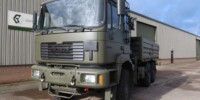 ex army MAN 27.314 6x6 Cargo Truck with HMF 910 7.9 tm Crane ex army MAN 27.314 6x6 Cargo Truck with HMF 910 7.9 tm Crane