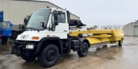 Mercedes Unimog U400 with Danline Runway Sweeper Mercedes Unimog U400 with Danline Runway Sweeper