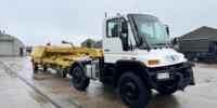 Mercedes Unimog U400 with Danline Runway Sweeper Mercedes Unimog U400 with Danline Runway Sweeper