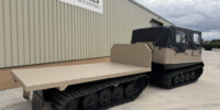 Hagglunds BV 206 Soft Top Cargo Flat Bed Load Carrier Hagglunds BV 206 Soft Top Cargo Flat Bed Load Carrier