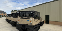 Hagglunds BV 206 Soft Top Cargo Flat Bed Load Carrier Hagglunds BV 206 Soft Top Cargo Flat Bed Load Carrier