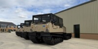 Hagglunds BV 206 Soft Top Cargo Flat Bed Load Carrier Hagglunds BV 206 Soft Top Cargo Flat Bed Load Carrier