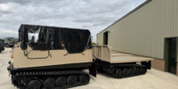 Hagglunds BV 206 Soft Top Cargo Flat Bed Load Carrier Hagglunds BV 206 Soft Top Cargo Flat Bed Load Carrier