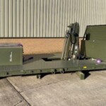 Unused cargo body with Hiab Crane as removed from Mowag 6x6 vehicle Unused cargo body with Hiab Crane as removed from Mowag 6x6 vehicle