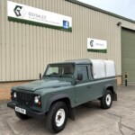 ex military vehicles land rover defender 110 pick up rhd puma 50484 ex military vehicles land rover defender 110 pick up rhd puma 50484_013 photo
