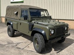 ex army land rover 110 lhd wolf soft top 