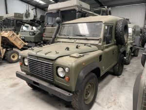 Ex Army Land Rover Defender 90 Wolf Hard Top Left Hand Drive (LHD) - USA Age Compliant
