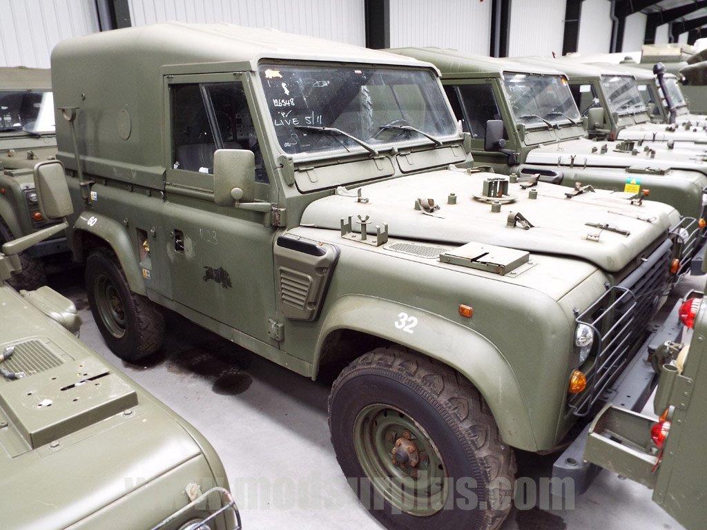 Ex Military - 15061 – Land Rover Defender 90 Wolf LHD Hard Top (Remus) USA Compliant