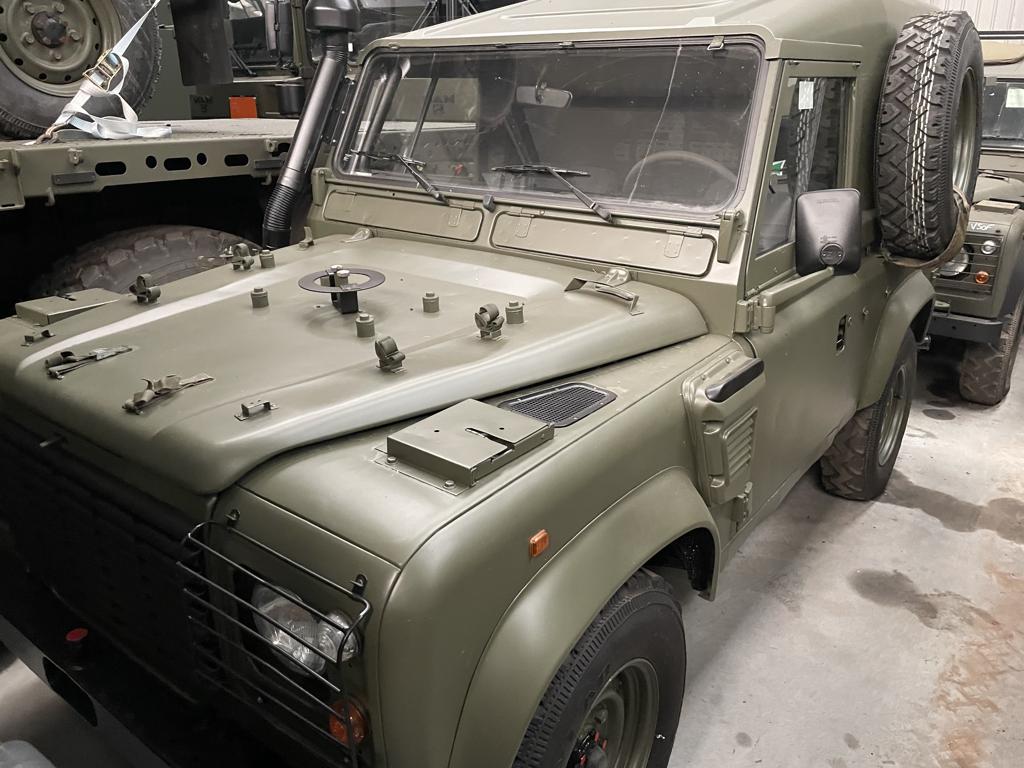 Ex Military - 15078 – Land Rover Defender 90 Wolf LHD Hard Top (Remus) USA Compliant