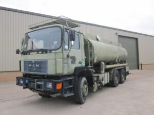 Ex Army Man 25.322 6x4 LHD 17,200 litre capacity tanker truck