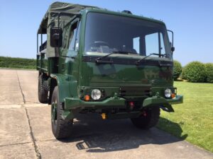 Ex Army Leyland DAF T45 Personnel Carrier / Shoot Vehicle with Canopy and Seats