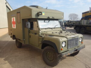 Ex MOD Land Rover Defender 130 Pulse Battle Field Ambulance