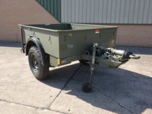 Ex Army Penman Single Axle Drawbar Cargo Trailer