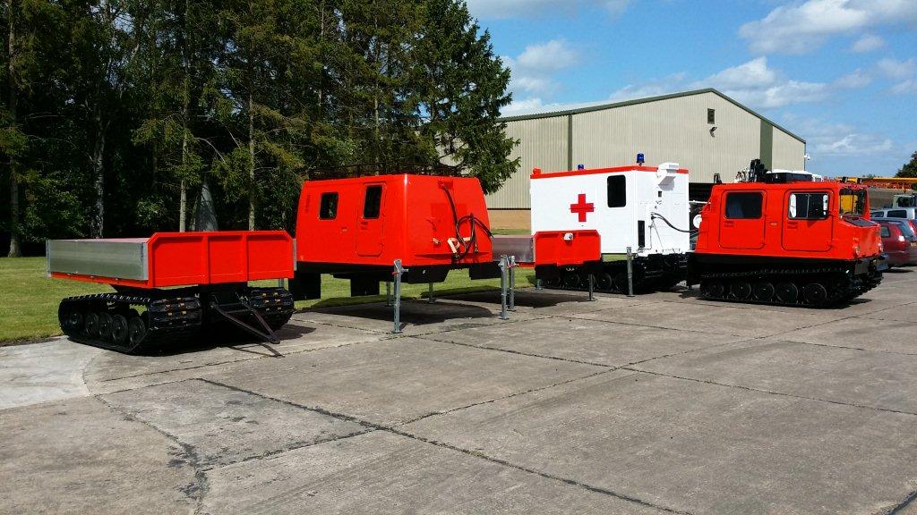 Ex Military - Hagglunds Bv206 with Twist Locks